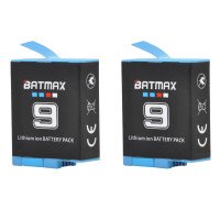 (НАБОР 2ШТ) BATMAX Набор АКБ аккумулятор для GoPro HERO 9 / GoPro HERO 10 (3.85V 1780mAh Li-ion 6.85Wh) Код МС: 109665