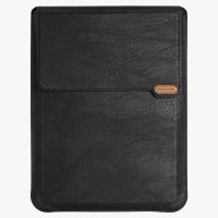 NILLKIN Сумка-папка для MacBook Pro / Air 13" - 14" с подставкой 15° / 25° серии Leather (чёрный) 1705