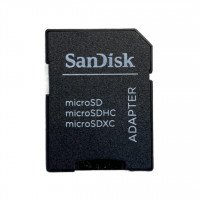 SmartBuy Переходник картридер SD Card для флешь карты MicroSD (черный) 52793