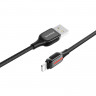 BOROFONE USB кабель 8-pin BU14 2.4A, длина: 1.2 метра (чёрный) 7313 - BOROFONE USB кабель 8-pin BU14 2.4A, длина: 1.2 метра (чёрный) 7313