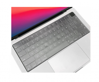 БРОНЬКА Накладка на клавиатуру MacBook 14.2 2021 (A2442 / A2779 / A2918 / A2992) / MacBook Pro 16.2 2021 (A2485 / A2780 / A2991) / MacBook Air 13.6 2022 (A2681) / MacBook Air 15 2023 (A2941) термопластик USA (прозрачный) 50690