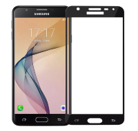 Стекло Samsung Galaxy J7 Prime 2018 рамочная проклейка (чёрный) 9808