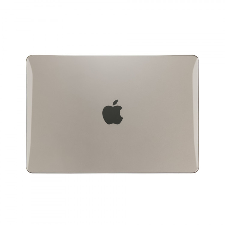 Чехол MacBook White 13 A1342 (2009-2010г) глянцевый (серый) 4352
