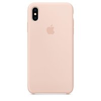 Чехол Silicone Case iPhone X / XS (розовый песок) 9401
