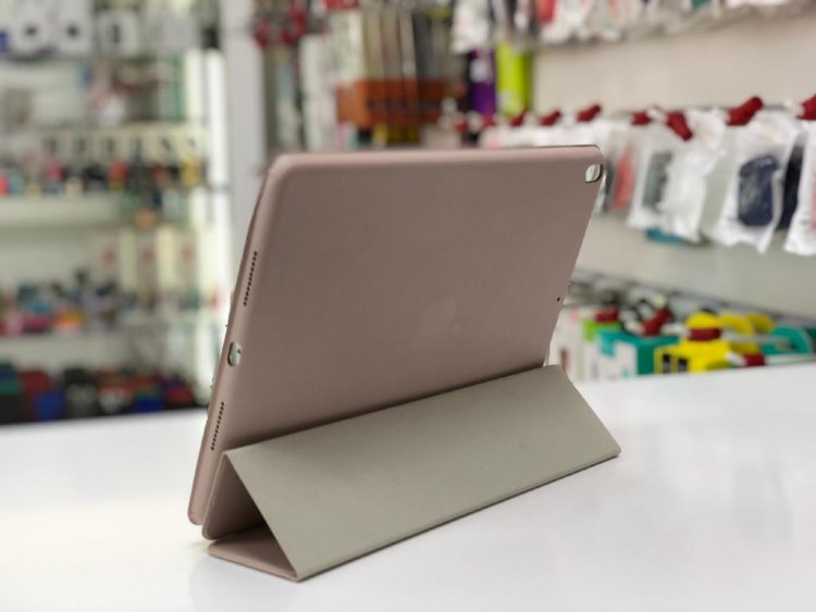 Чехол для iPad Pro 12.9 (2018) Smart Case серии Apple кожаный (розовое золото) 0147