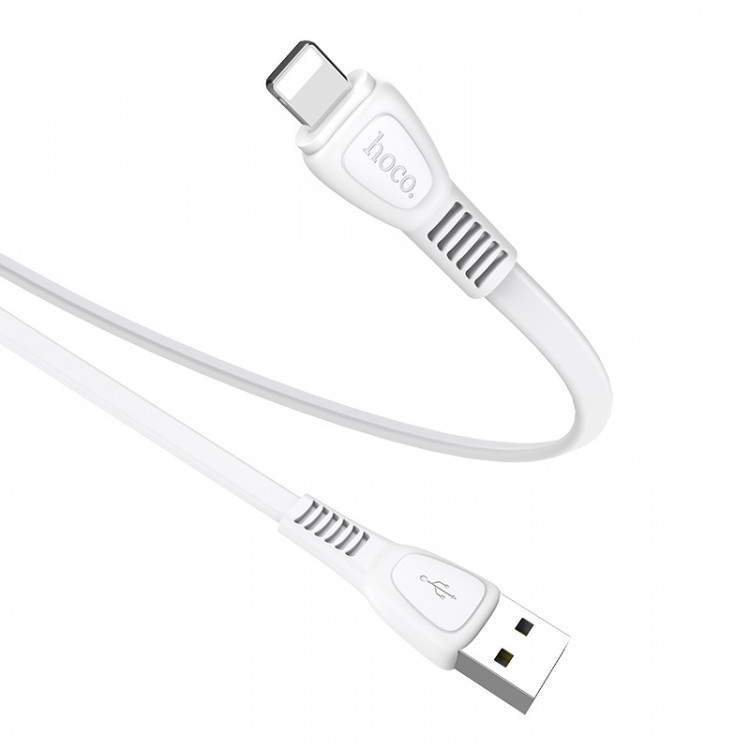 HOCO USB кабель 8-pin X40 2.4A 1м (белый) 1663