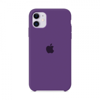 Чехол Silicone Case iPhone 11 (баклажан) 5583