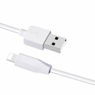 HOCO USB кабель X1 8-pin 2.4A, длина: 2 метра (белый) 8061 - HOCO USB кабель X1 8-pin 2.4A, длина: 2 метра (белый) 8061