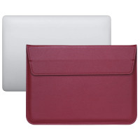 Чехол-конверт для MacBook 13" горизонтальный PU кожа серии Envelope (бордо) 870002