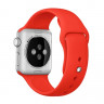Ремешок Apple Watch 38mm / 40mm / 41mm силикон гладкий (красный) 6339 - Ремешок Apple Watch 38mm / 40mm / 41mm силикон гладкий (красный) 6339