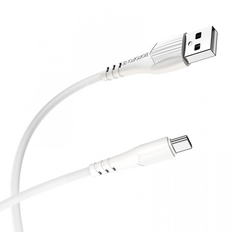 BOROFONE USB кабель Type-C BX37 3A, 1 метр (белый) 5423