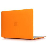 Чехол MacBook Pro 13 модель A1706 / A1708 / A1989 / A2159 / A2338 / A2289 / A2251 (2016-2022гг.) матовый (оранжевый) 0052