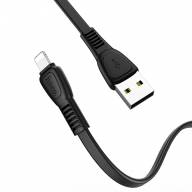 HOCO USB кабель 8-pin X40 2.4A 1м (чёрный) 1663 - HOCO USB кабель 8-pin X40 2.4A 1м (чёрный) 1663