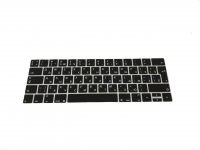 БРОНЬКА Накладка на клавиатуру MacBook Pro 13 2016-2019 (A1706 / A1989 / A2159) / Pro 15 2016-2019 (A1707 / A1990) с Touch Bar силикон USA (чёрный) 9512