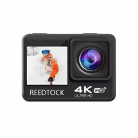 REEDTOCK Экшн камера 4K 60FPS Wi-Fi модель S9 Pro Dual LCD (чёрный) 41223