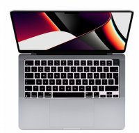 БРОНЬКА Накладка на клавиатуру MacBook 14.2 2021 (A2442 / A2779 / A2918 / A2992) / MacBook Pro 16.2 2021 (A2485 / A2780 / A2991) / MacBook Air 13.6 2022 (A2681) / MacBook Air 15 2023 (A2941) силикон EU (чёрный) 50652
