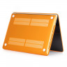 Чехол MacBook Air 13.6 M2 A2681 (2022г.) глянцевый (оранжевый) 7644 - Чехол MacBook Air 13.6 M2 A2681 (2022г.) глянцевый (оранжевый) 7644