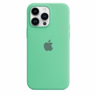 Чехол Silicone Case iPhone 14 Pro (мятный) 1504