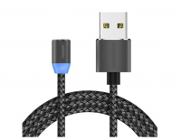 USB кабель micro X-Cable магнитный 1 метр (нейлон) 50458