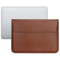 Чехол-конверт для MacBook 13" горизонтальный PU кожа серии Envelope (коричневый) 870002