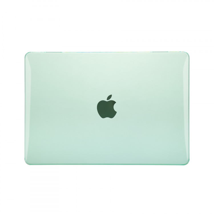 Чехол MacBook White 13 A1342 (2009-2010г) глянцевый (бирюзовый) 4352