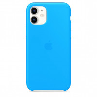 Чехол Silicone Case iPhone 11 (голубой) 5552