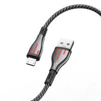 BOROFONE USB кабель micro BU23 2.4A, длина: 1.2 метра (серый) 4887