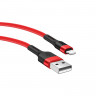 HOCO USB кабель 8-pin X34 2.4A 1м (красный) 7369 - HOCO USB кабель 8-pin X34 2.4A 1м (красный) 7369