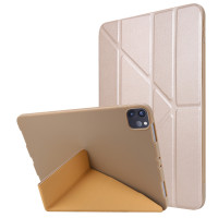 Чехол для iPad Pro 11 (2018-2020) Smart Case тип Y TPU + PU Leather (золото) 00211