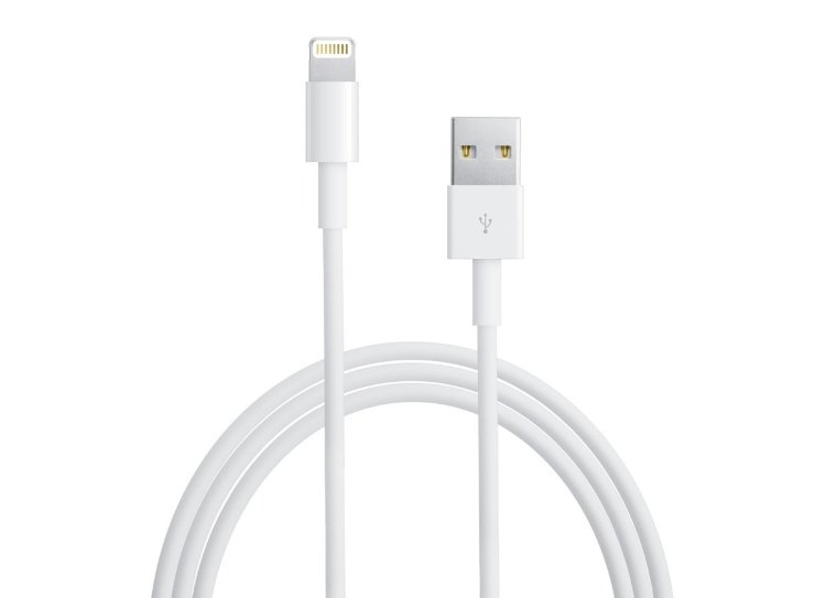 Apple USB Кабель Lightning 8-pin (1 метр) A1480 MD818ZM/A (ORIGINAL Retail Box) 33628
