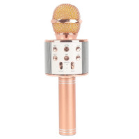 WSTER Беспроводной караоке микрофон WS-858 (розовое золото) 6628