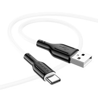 BOROFONE USB кабель Type-C BX63 3A, длина: 1 метр (чёрно-белый) 5035