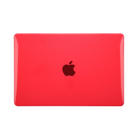 Чехол MacBook White 13 A1342 (2009-2010г) глянцевый (красный) 4352