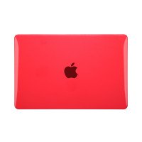 Чехол MacBook White 13 A1342 (2009-2010г) глянцевый (красный) 4352