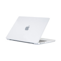 Чехол Macbook Pro 13 (A1706 / A1708 / A1989 / A2159 / A2338 / A2289 / A2251) (2016-2021) карбон (белый) 4074