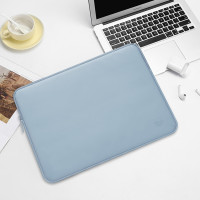 BUBM Папка-чехол для MacBook Pro / Air 13" модель Leather PU (голубой) 1781