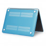 Чехол MacBook Air 13.6 модель A2681 (2022г) матовый (голубой) 7645 - Чехол MacBook Air 13.6 модель A2681 (2022г) матовый (голубой) 7645
