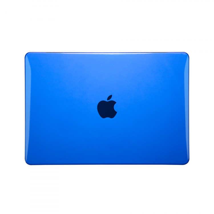 Чехол MacBook White 13 A1342 (2009-2010г) глянцевый (синий) 4352