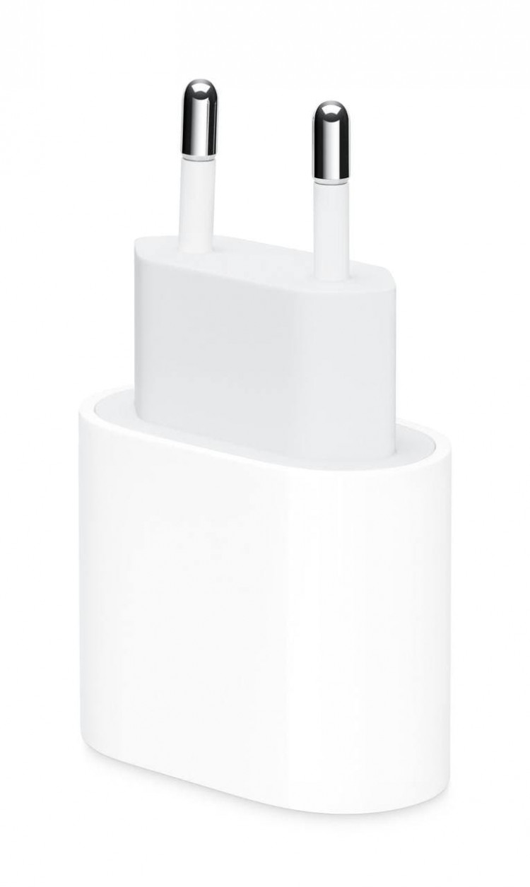 Блок питания Apple USB-C (Type-C) мощность 20W модель A2347 (LUX Retail Apple Box) 20891