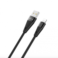 BOROFONE USB кабель 8-pin BU10 2.4A, 1.2 метра (чёрный) 5285