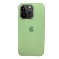 Чехол Silicone Case iPhone 14 Pro (фисташковый) 1513