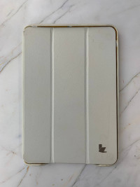 УЦЕНКА JISONCASE Чехол для iPad mini 1 / 2 / 3 Smart case кожаный (белый) 9085