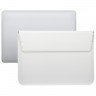 Чехол-конверт для MacBook 15&quot; горизонтальный PU кожа серии Envelope (белый) 870003 - Чехол-конверт для MacBook 15" горизонтальный PU кожа серии Envelope (белый) 870003