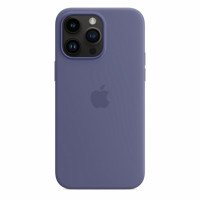 Чехол Silicone Case iPhone 14 Pro (серо-сиреневый) 1514