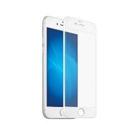 WALKER Стекло для iPhone 7 Plus / 8 Plus противоударное 5D (белый) A+ (5210)