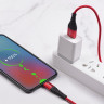 HOCO USB кабель micro X38 2.4A 1м FastCharge (красный) 5051 - HOCO USB кабель micro X38 2.4A 1м FastCharge (красный) 5051