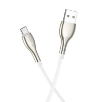 BOROFONE USB кабель Type-C BU29 3A, 1.2 метра (белый) 1802