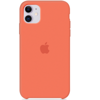 Чехол Silicone Case iPhone 11 (светло-оранжевый) 5569