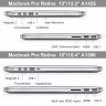 Чехол MacBook Pro 13 модель A1425 / A1502 (2013-2015) матовый (синий) 0015 - Чехол MacBook Pro 13 модель A1425 / A1502 (2013-2015) матовый (синий) 0015