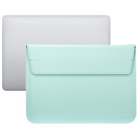 Чехол-конверт для MacBook 15" горизонтальный PU кожа серии Envelope (бирюзовый) 870003